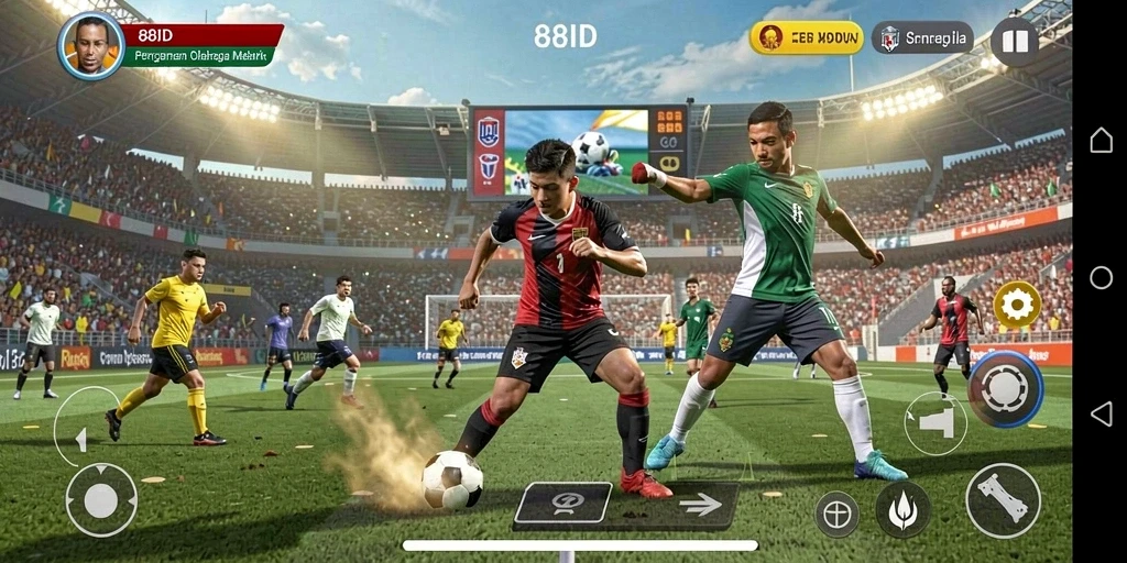 Gameplay dinamis dan menegangkan dari 88ID dalam aksi.