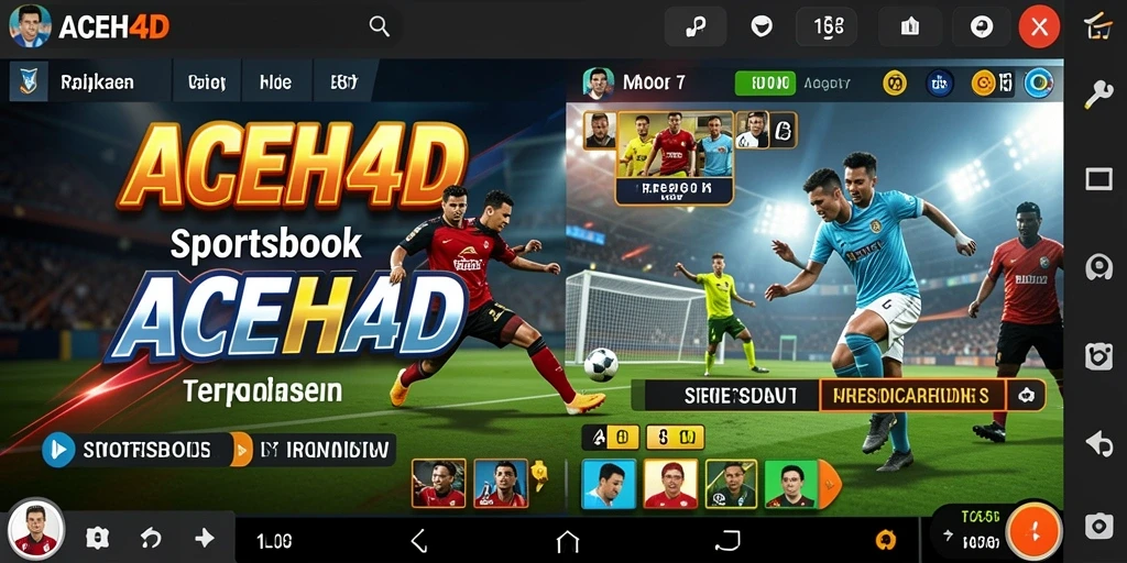 Tampilan gameplay Sportsbook ACEH4D yang menarik dan interaktif.