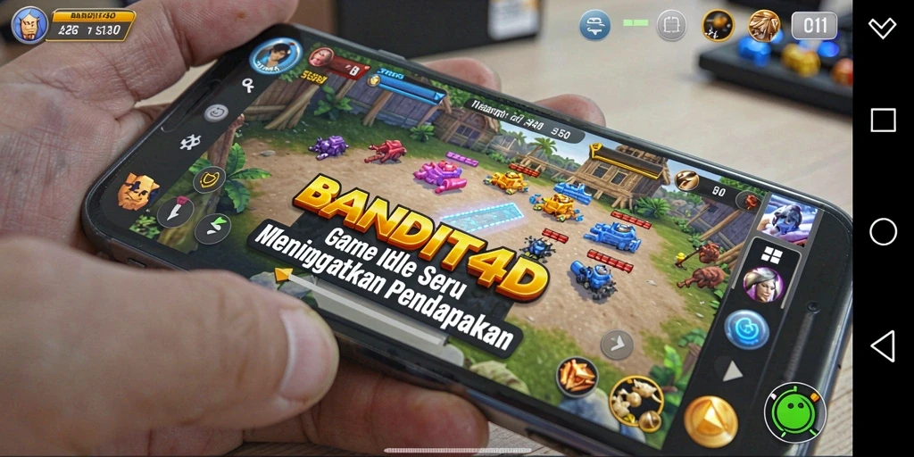 Gameplay <strong>BANDIT4D</strong> yang santai dan menarik selama permainan Idle.