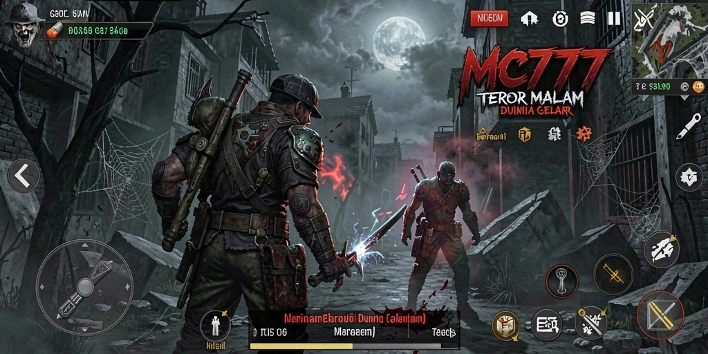 Gameplay menegangkan saat menjelajahi dunia kegelapan.