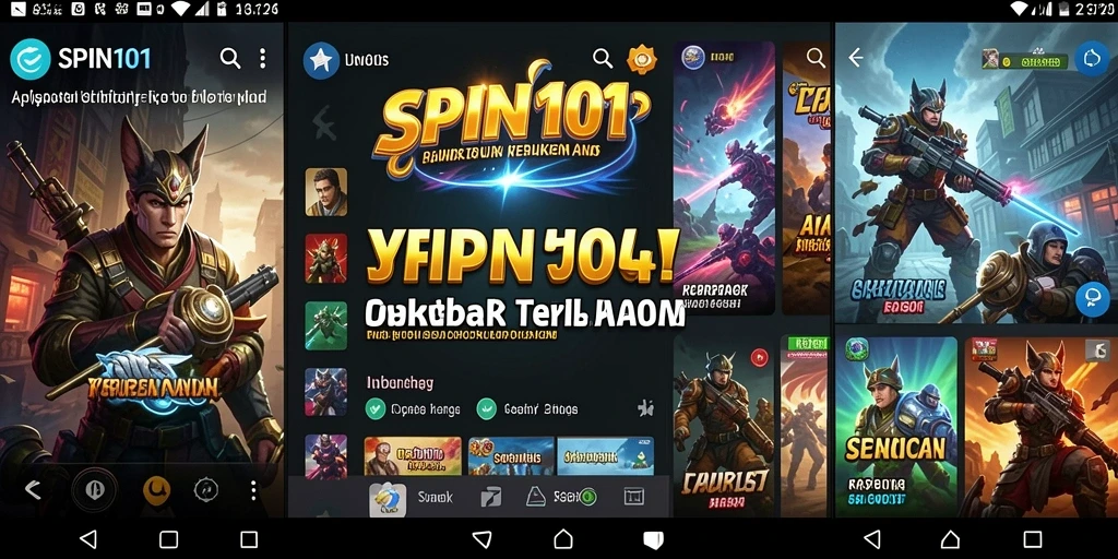 Tampilan antarmuka SPIN101 yang user-friendly dan fungsional.